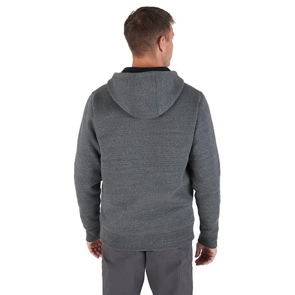 Milwaukee Men's Large Gray GRIDIRON Full-Zip Hoodie M250G-L - The