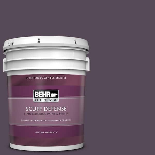 BEHR ULTRA 5 gal. #BXC-51 Deep Mulberry Extra Durable Eggshell Enamel Interior Paint & Primer