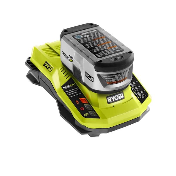 RYOBI ONE+ 18V Dual Chemistry IntelliPort Charger P117 - The Home Depot