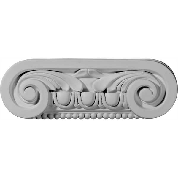 Ekena Millwork 9-1/2 in. x 2-1/4 in. x 3-1/8 in. Primed Polyurethane Southampton Capital