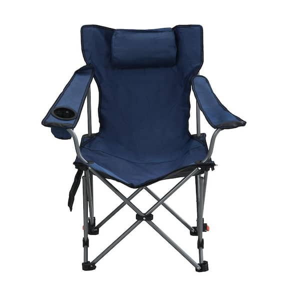 Dark Blue Outdoor Camping Chairs Folding/Portable/Adjustable Reclining Chair