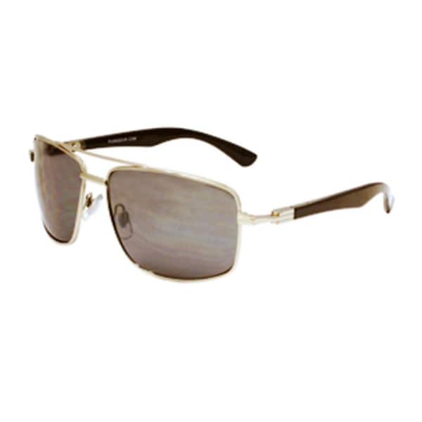 Pugs Unisex Squared Metal Aviator Style with TAC 1.00 Lens
