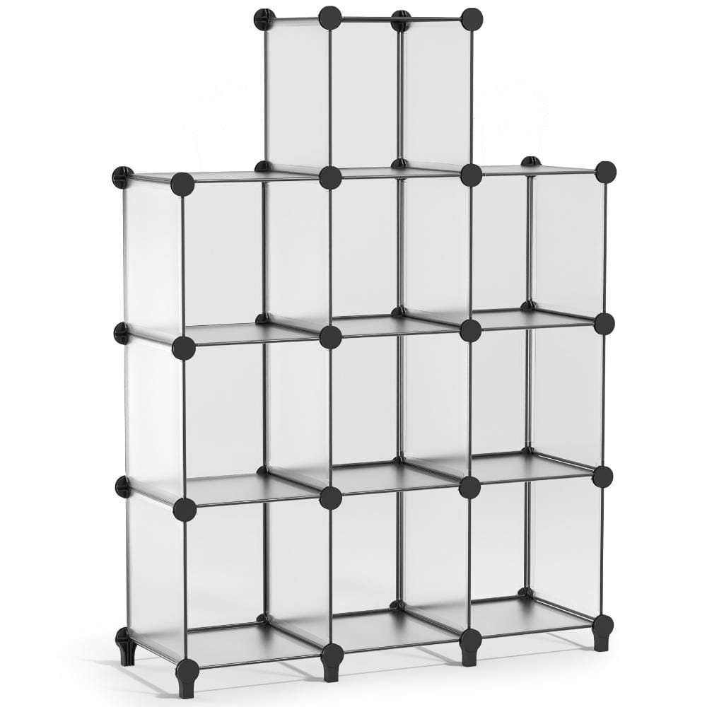 50.2 in H x 37 in W x 12.25 in D Fabric 10-Cube Storage Organizer, Waterproof Cubby Shelf for Closet, Clear price history on PriceWatchPro