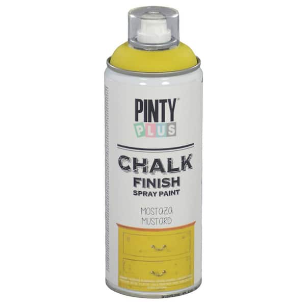 Pintyplus 6-Pack Matte Yellow Mustard Chalky Spray Paint (NET Wt. 11.82-oz) | Nov 801-CS