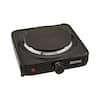 Aroma® 6 Electric Single Burner Die-Cast Hot Plate, Black, New