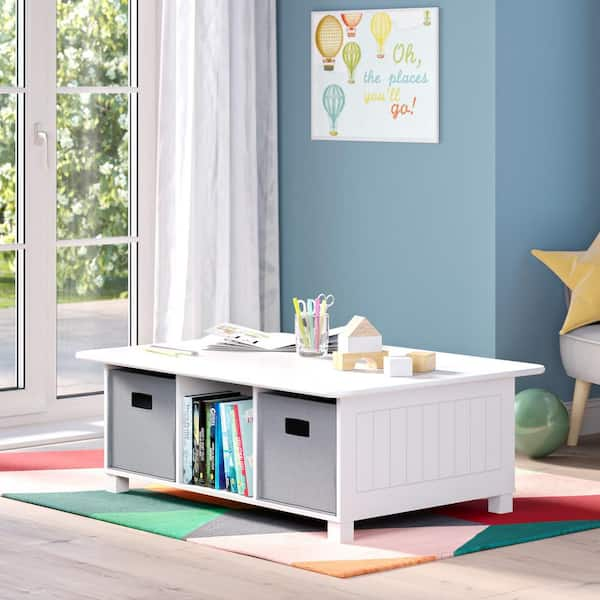 Kids white play table sale