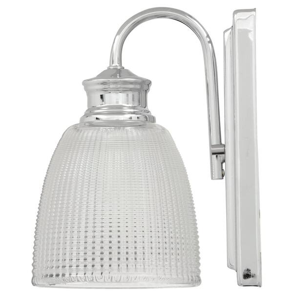 Progress Lighting P2175-15 1-100W Medium Base Bath Bracket Polished Chrome Progress Lighting P2175-15 1-100W Medium Base Bath Bracket Polished Chrome
