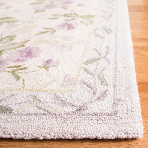 Chelsea 5 ft. x 8 ft. Ivory Geometric Floral Area Rug