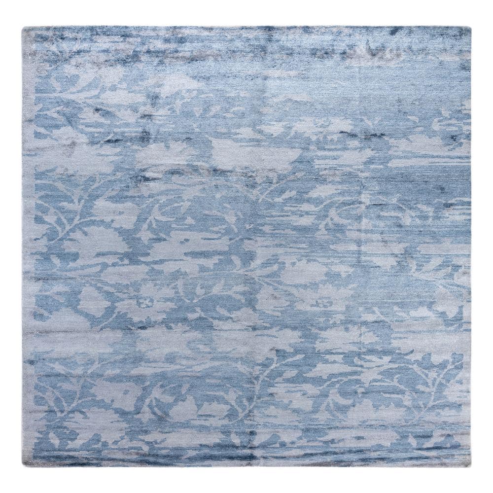 Modern-Contemporary Gray 8 X 10 Hand-Knotted Silk Indoor Area Rug price history on PriceWatchPro