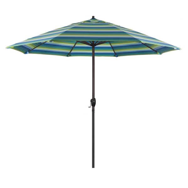 California Umbrella 9 ft. Bronze Aluminum Pole Market Aluminum