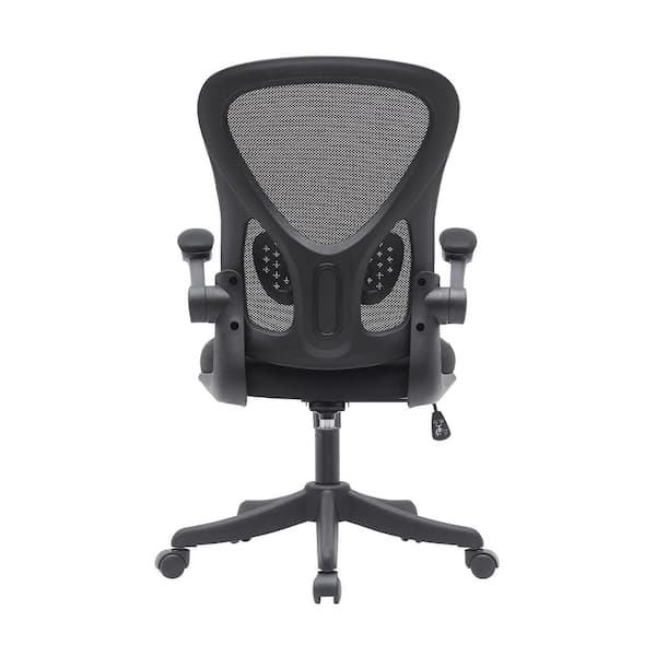 Modern High-Back Mesh Executive Office Chair With Headrest And Flip Up -  Techni Mobili