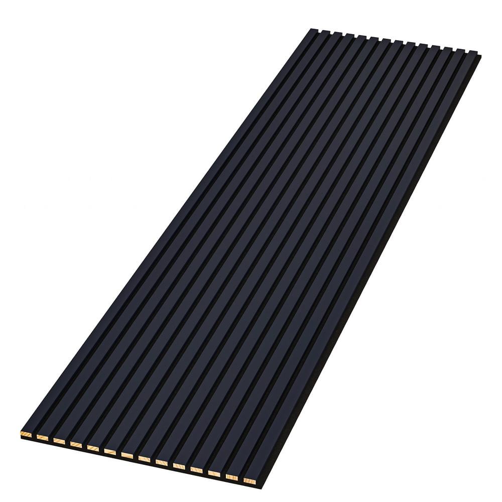 94 in. x 12.6 in. x 0.8 in. Acoustic Vinyl Wall Cladding Siding Board in DarkBlue (Set of 2 piece) price history on PriceWatchPro