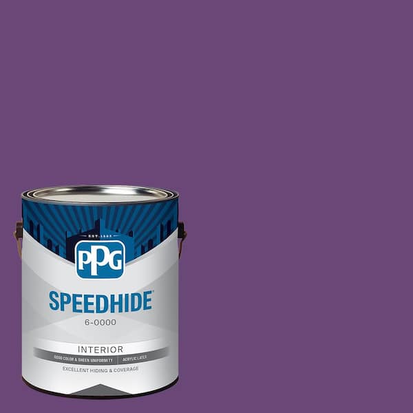SPEEDHIDE 1 gal. PPG1176-7 Perfectly Purple Eggshell Interior Paint