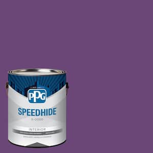 1 gal. Perfectly Purple PPG1176-7 Semi-Gloss Interior Paint