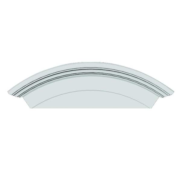 Fypon 34 in. x 10 in. x 3 in. Polyurethane Window and Door Crosshead Arch