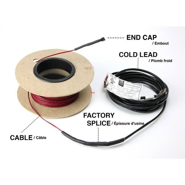 WarmlyYours 70 ft. Cable System with Touch Screen Thermostat
