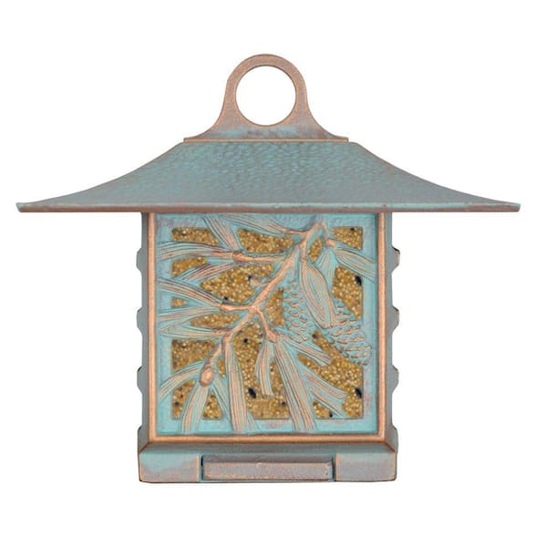 Pinecone Artisan Copper Verdi Suet Bird Feeder