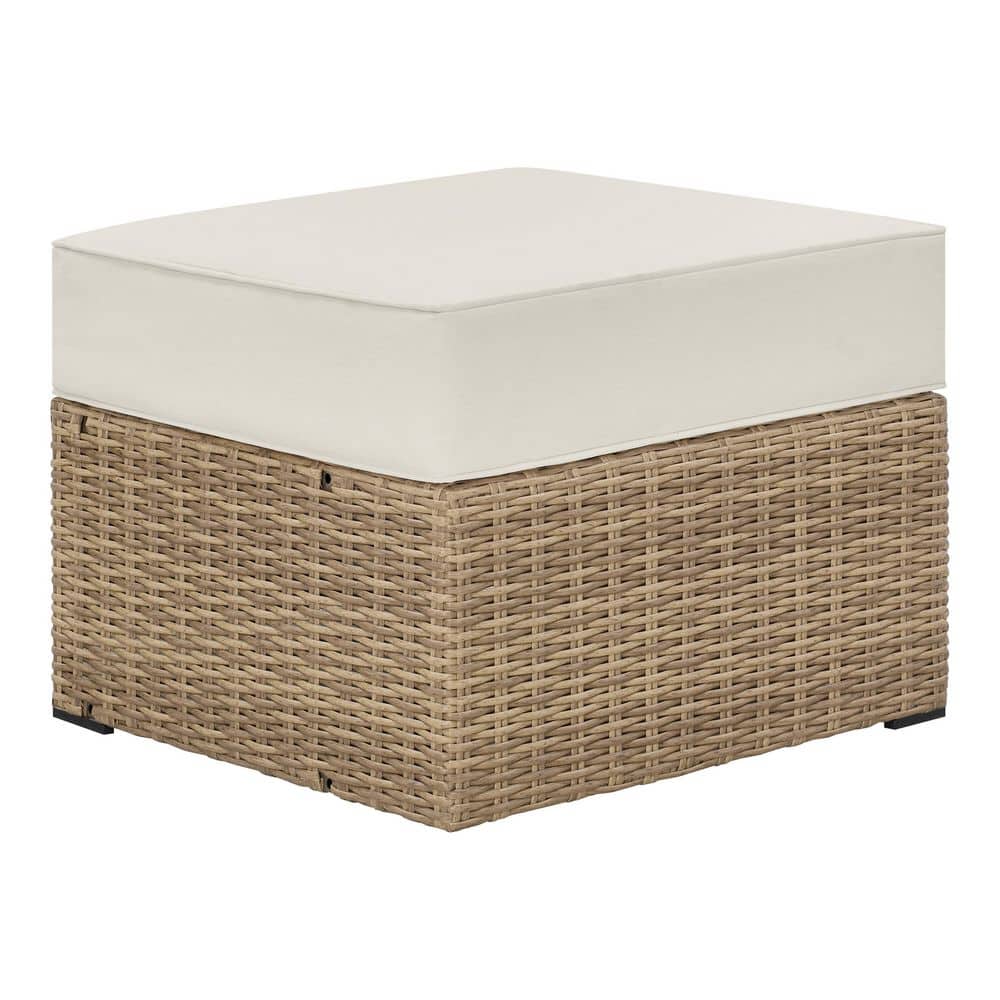 Crystal Ridge Wicker Outdoor Modular Sectional Ottoman Beige CushionGuard Cushions price history on PriceWatchPro