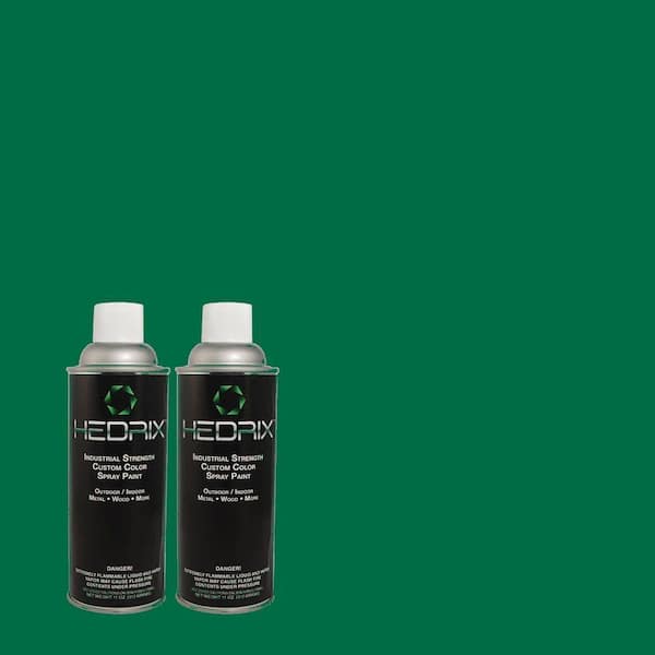 Hedrix 11 oz. Match of 480B-7 Clover Brook Low Lustre Custom Spray Paint (2-Pack)