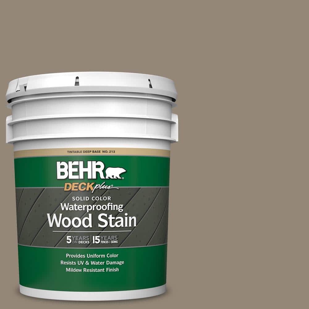 5 gal. #ECC-25-1 Rocky Ridge Solid Color Waterproofing Exterior Wood Stain