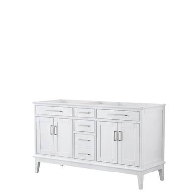 Wyndham Collection Margate 47 In. W X 21.5 In. D Bath Vanity Cabinet Only In White-Wcv303048Swhcxsxxmxx - The Home Depot