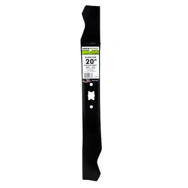High Lift Blade for 20 in. Cut MTD, Cub Cadet, Troy-Bilt Walk behind Mowers Replaces OEM # 742-0640 and 942-0640