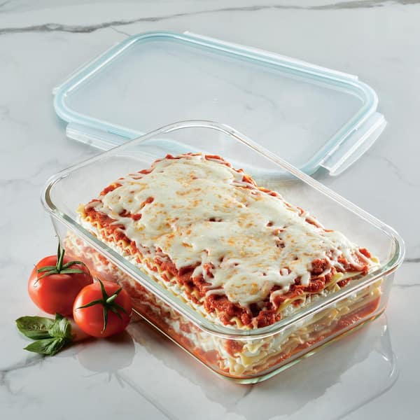 2.2 L Oven Safe High Borosilicate Baking Glass Bakeware Set