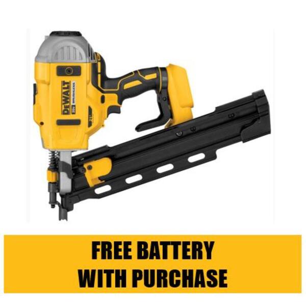 DEWALT 20V MAX XR Lithium-Ion Cordless Brushless 2-Speed 21° Plastic Collated Framing Nailer (Tool Only)