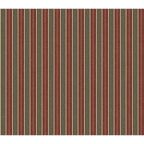 The Wallpaper Company 56 sq. ft. Jewel Tone Stripe Wallpaper