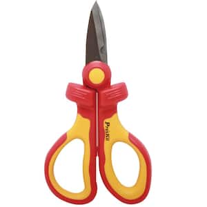Klein Tools 26001 All-Purpose Electrician Scissors, Serrated