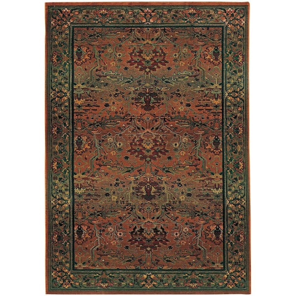 Home Decorators Collection Peace Clay 8 ft. x 11 ft. Area Rug