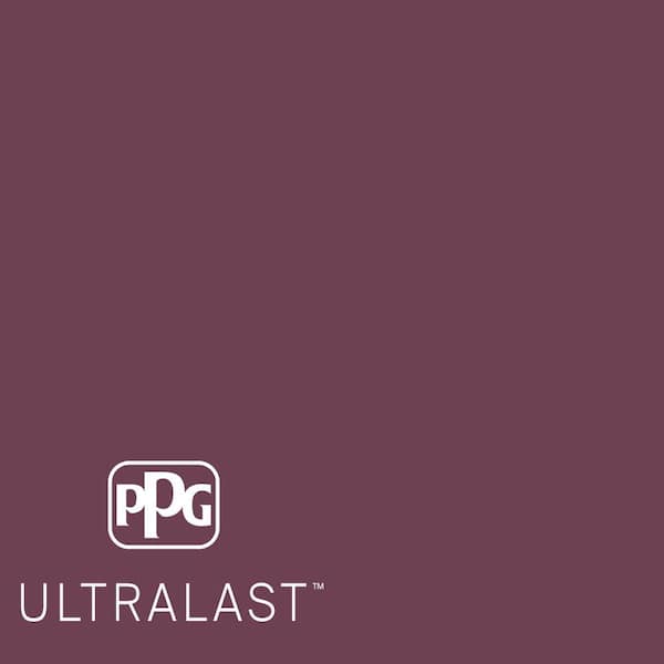 PPG UltraLast 1 qt. #PPG1045-7 Chilled Wine Matte Interior Paint and Primer