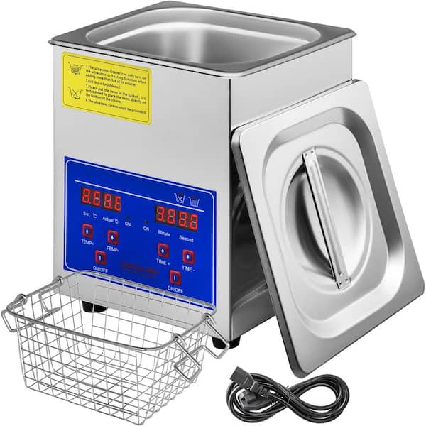 SKYSHALO Ultrasonic Machine 2L Digital Ultrasonic Parts Machine with Timer 40kHz Professional for Jewelry Watch Glasses Diamond