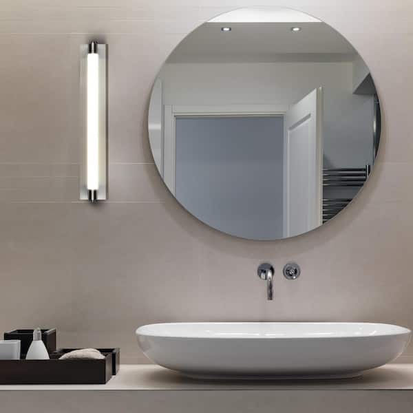 Procyon 24 in. Polished Chrome 1-Light ETL Certified Integrated LED ADA Compliant Vanity Lighting Fixture