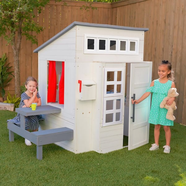 White Modern Outdoor Playhouse