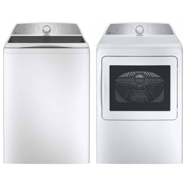 Profile 5.0 cu. ft. Washer and 7.4 cu. ft. Dryer Set with Microban Technology, ENERGY STAR