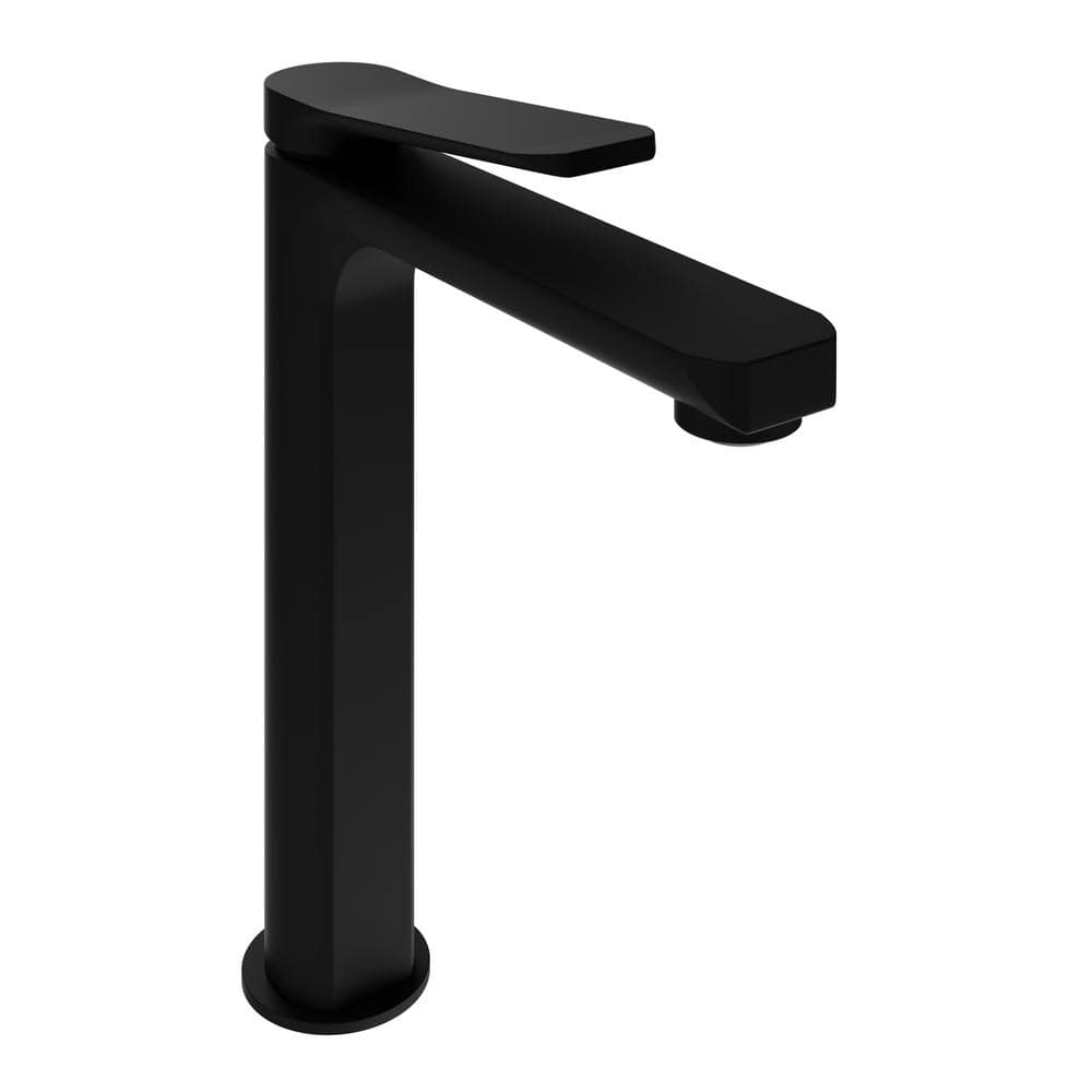Single-Handle Single-Hole Bathroom Vessel Sink Faucet with Pop-Up Drain in Matte Black price history on PriceWatchPro