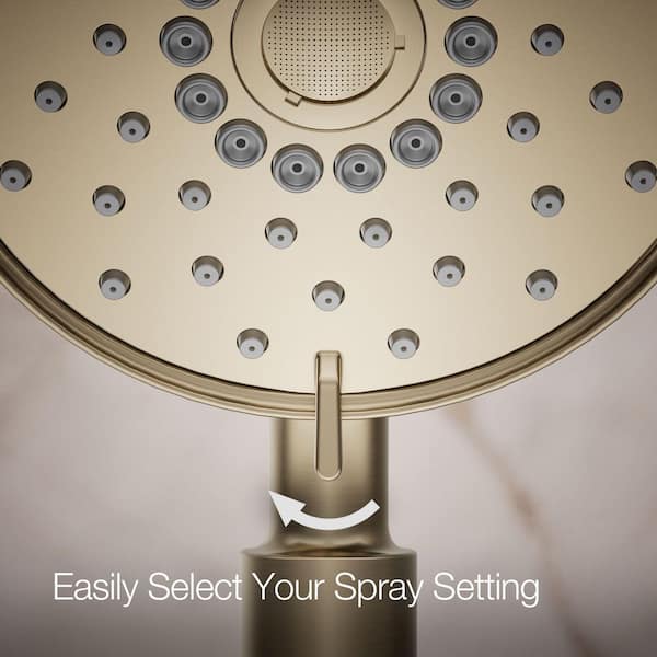 KOHLER Purist 3-Spray Patterns Wall Mount 2.5 GPM Handheld Shower