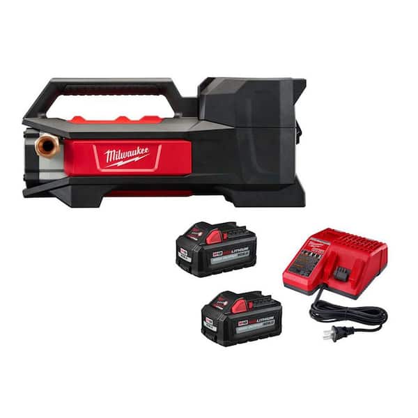 M18 18-Volt 1/4 HP Lithium-Ion Cordless Transfer Pump Kit 6.0Ah 2-Battery