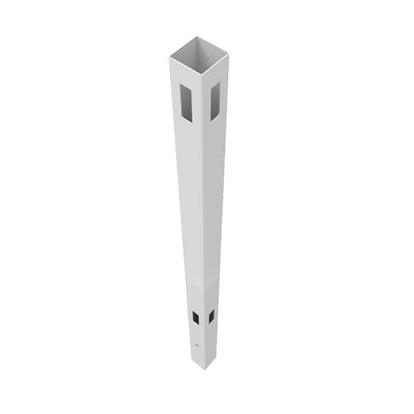 Barrette Outdoor Living 5 in. x 5 in. x 8.5 ft. White Vinyl Fence Corner Post