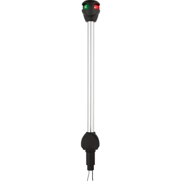 Attwood 14 in. Straight LightArmor Bi-Color LED Navigation Pole Light
