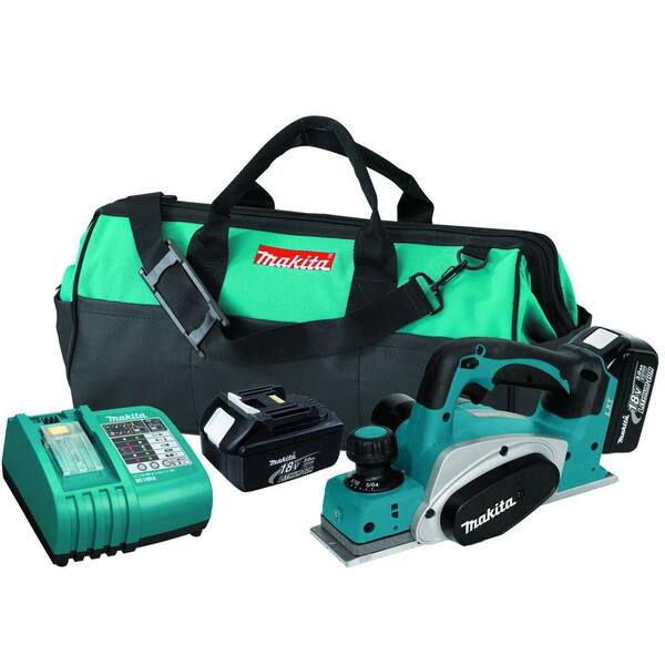 Makita 18-Volt LXT Lithium-Ion 3-1/4 in. Cordless Planer Kit