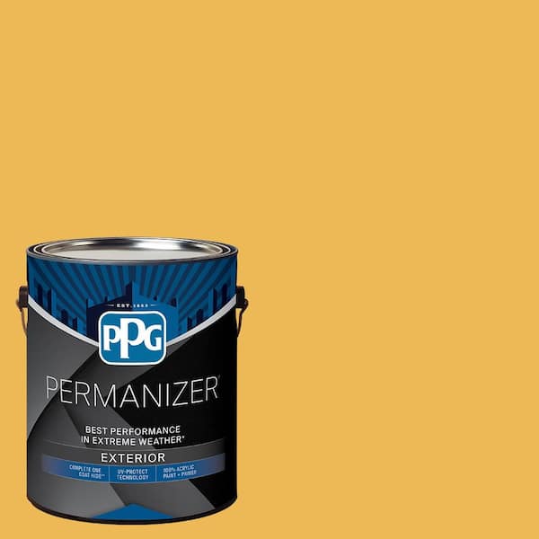 1 gal. PPG1209-5 Yellow Coneflower Semi-Gloss Exterior Paint