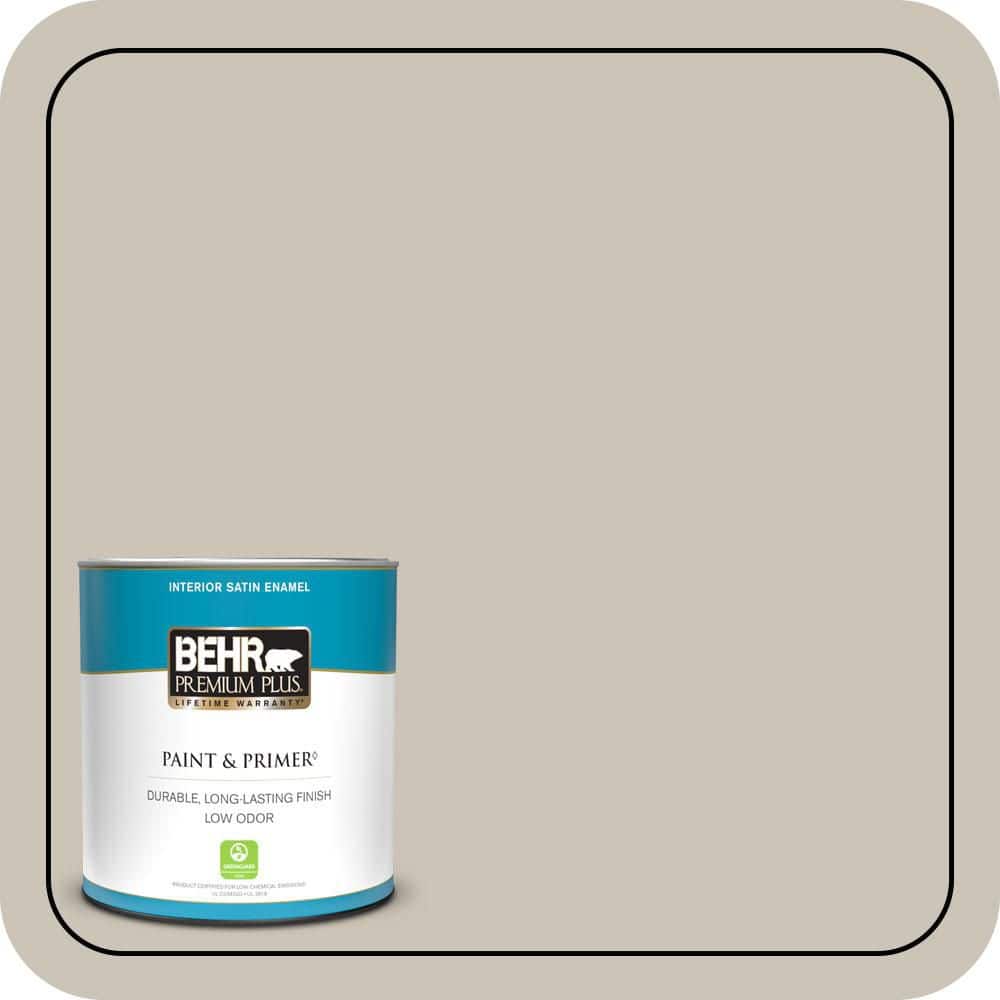 1 qt. Designer Collection #DC-009 Vintage Pewter Satin Enamel Low Odor Interior Paint & Primer price history on PriceWatchPro