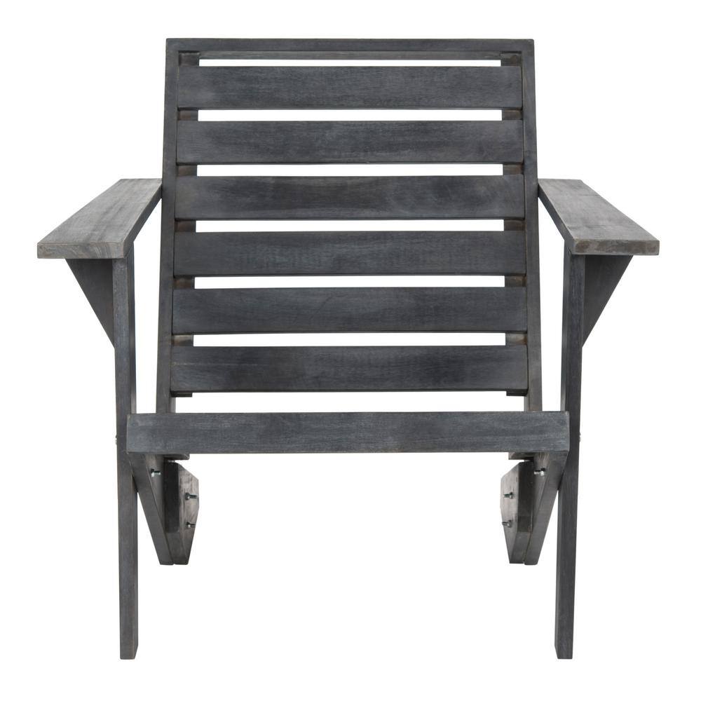 Lanty Dark Slate Gray Acacia Wood Adirondack Chair