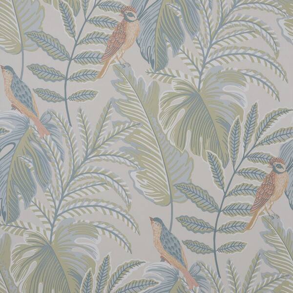 Cleo Pastel Tropical Wallpaper