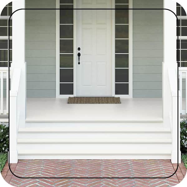 1 Gal. Ultra Pure White Textured Low-Lustre Enamel Interior/Exterior Anti-Slip Porch and Patio Floor Paint