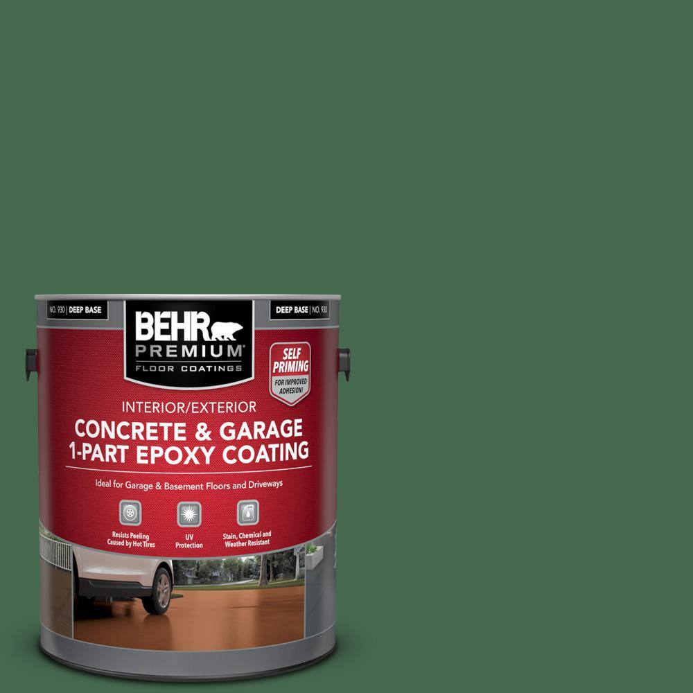 1 gal. #M410-7 Perennial Green Self-Priming 1-Part Epoxy Satin Interior/Exterior Concrete and Garage Floor Paint price history on PriceWatchPro