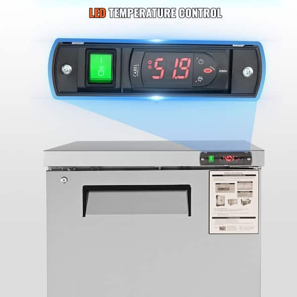 How do you monitor industrial refrigerator temperature?