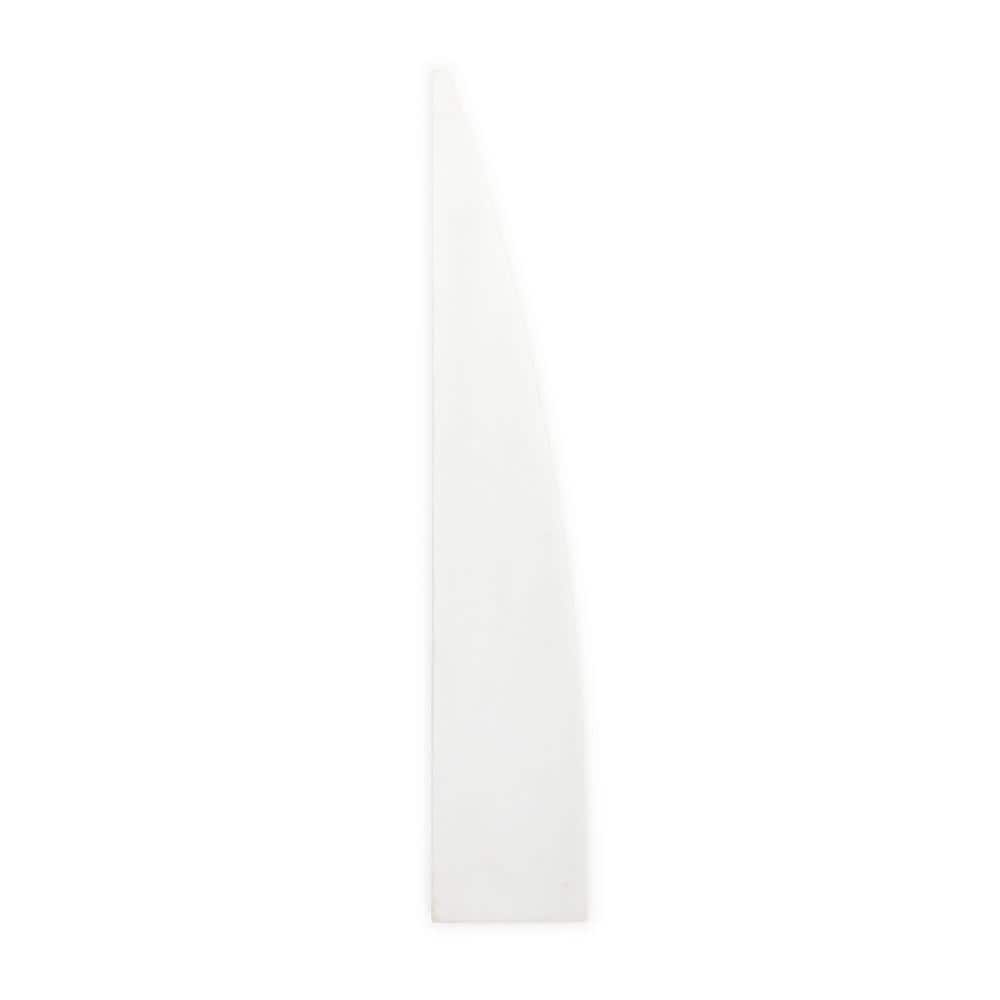 Thassos Ledge White 4.25 in x 23.5 in Polished Marble Wall Mount Corner Shelf (0.50 Sq. Ft./Each) price history on PriceWatchPro